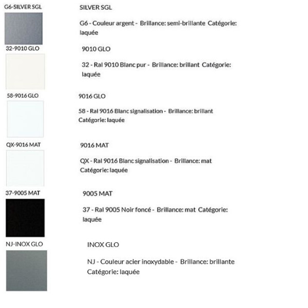 Gâche 8504fa 2 vantaux