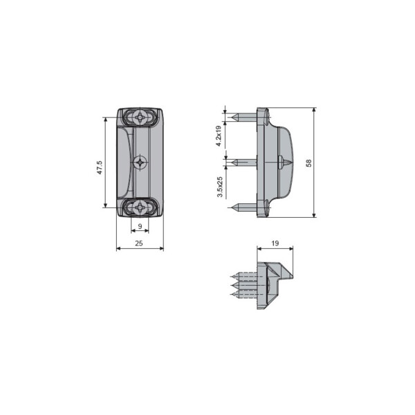 Gâche 8505a 1 vtl