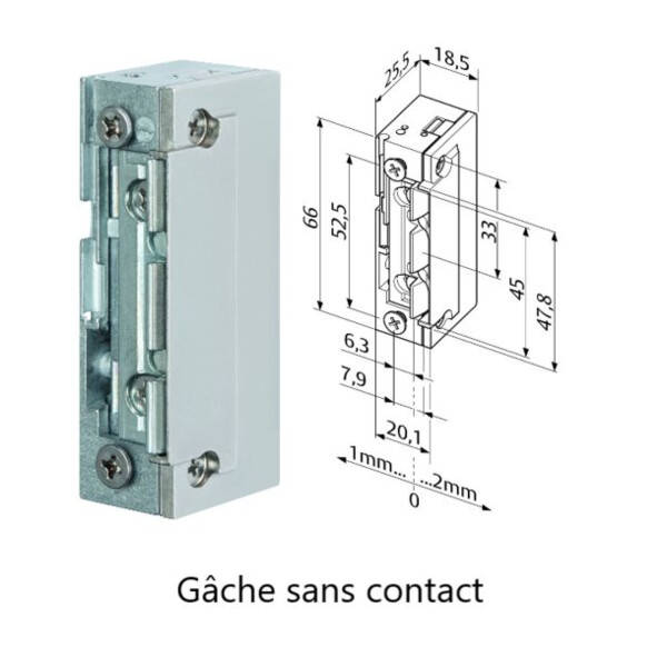 Gâche eff série 1-8 profix ii