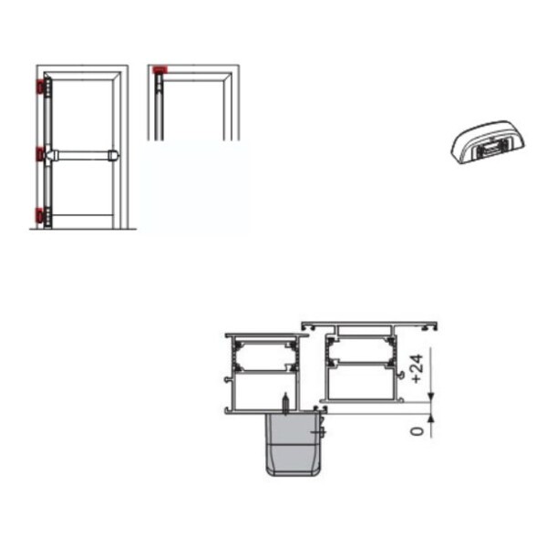 Gâche électrique 8520a oltre