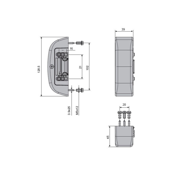 Gâche électrique 8520a oltre