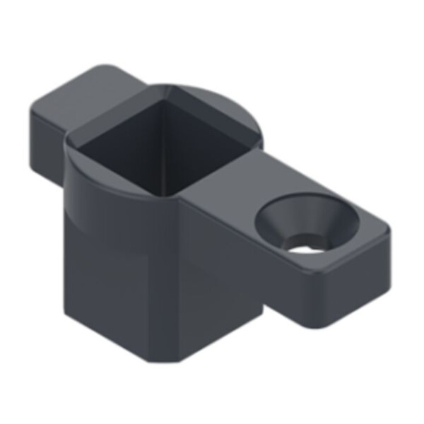 Gâche pour crémone pompier encastrée