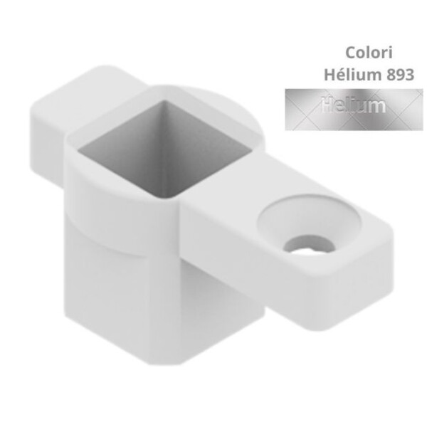 Gâche pour crémone pompier encastrée