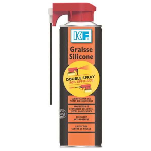 Graisse silicone 500 double spray