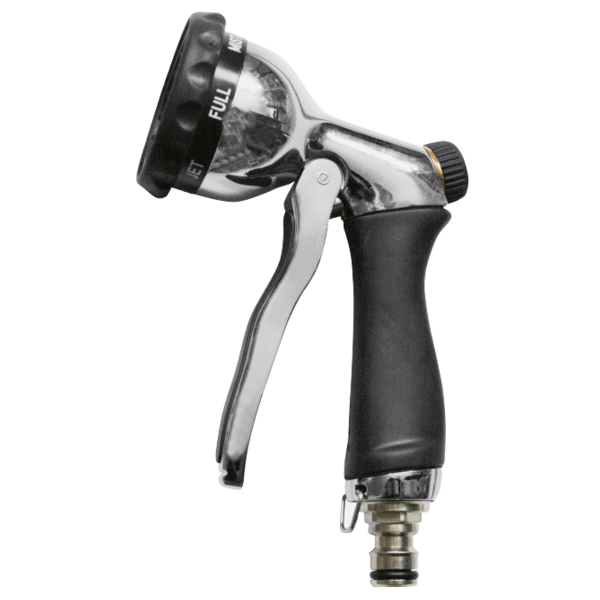 Pistolet pomme metal brosse