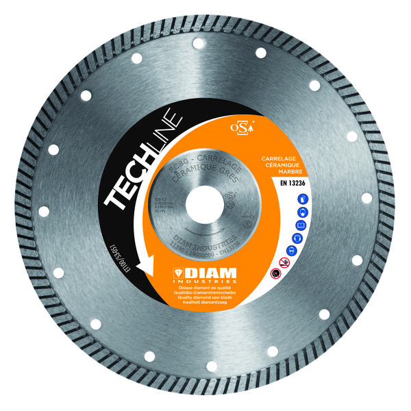 Disque a tronconner diamant carrelage fc 80