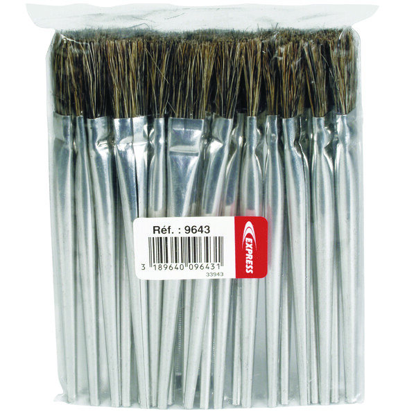 Pinceau en crin pour flux (sac de 25)