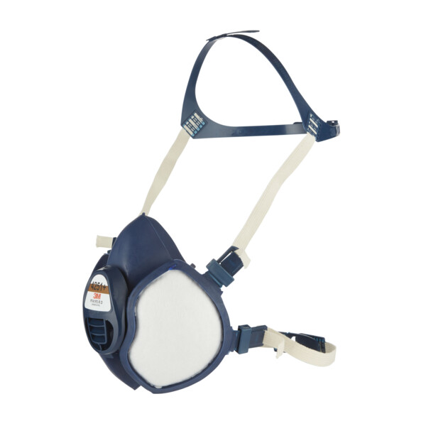 Demi-masque reutilisable sans maintenance 3m a filtre integre serie 4000+