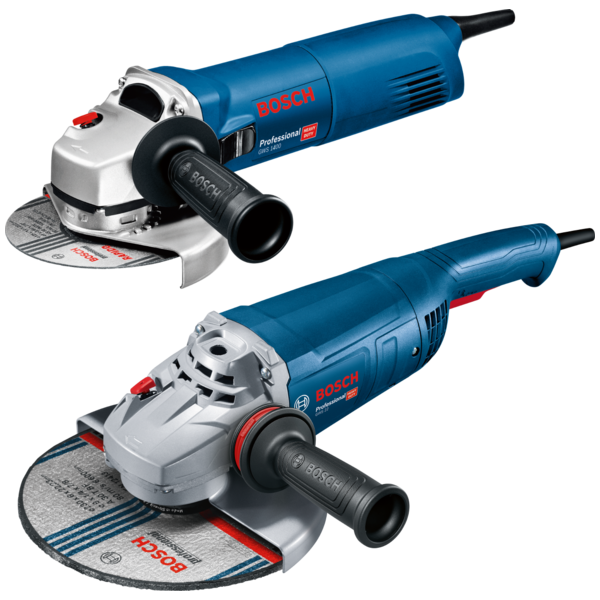 Meuleuse 125mm 1400w gws 1400 + meuleuse 230mm 2200w gws 22-230 p