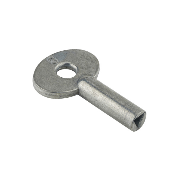 CLE POUR CADENAS ARTILLERIE ZAMAK TRIANGLE 5MM (Présentation) Cle pour cadenas artillerie zamak triangle 5mm