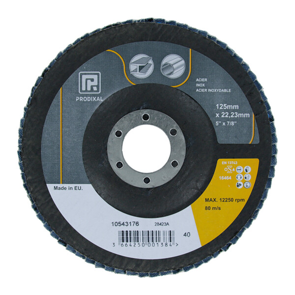 DISQUE A LAMELLES Ø125MM PRODIXAL (Présentation) Disque a lamelles ø125mm prodixal