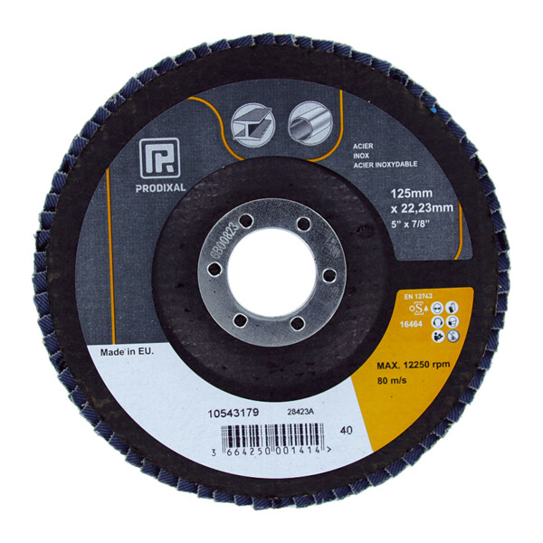 DISQUE A LAMELLES Ø125MM PRODIXAL (Présentation) Disque a lamelles ø125mm prodixal