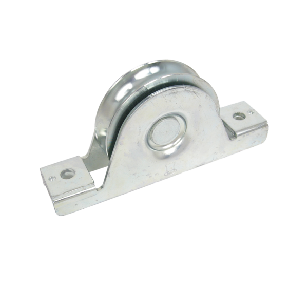 Roue a support a encastrer gorge ronde