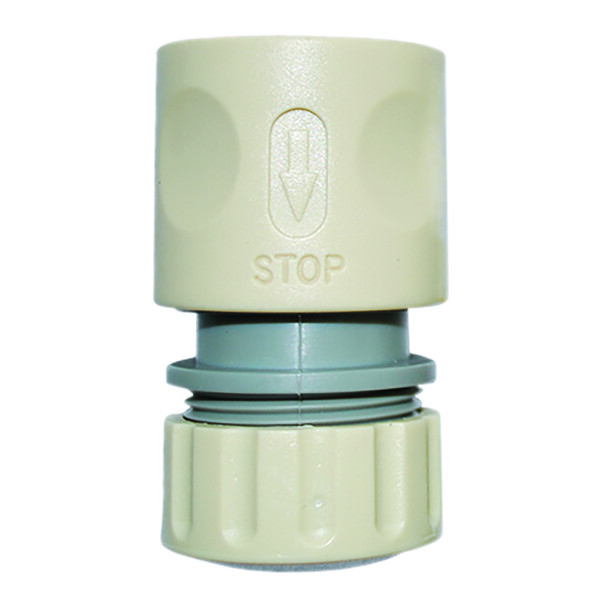 Raccord automatique plastique rapide aqua stop