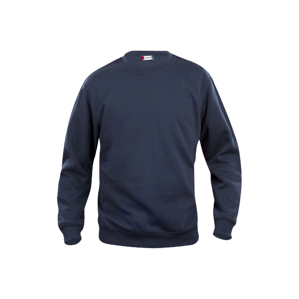 SWEATSHIRT BASIC ROUNDNECK DARK NAVY (Présentation) Sweatshirt basic roundneck dark navy