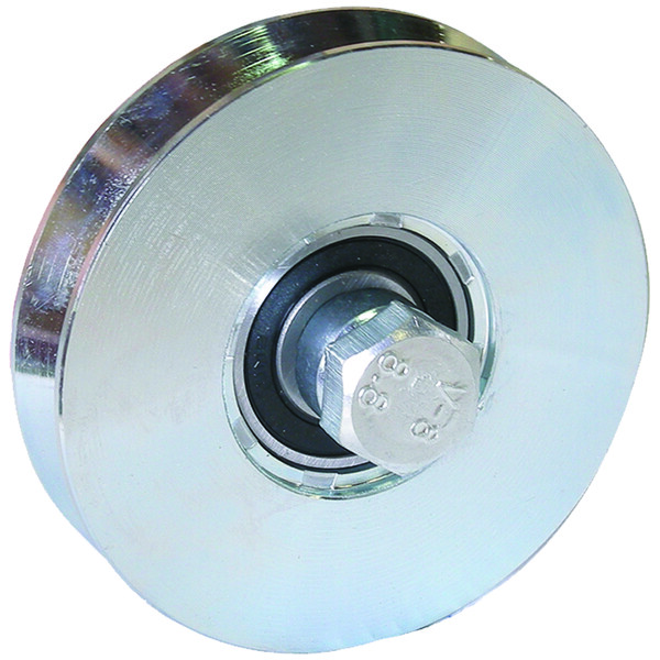 Roue a gorge triangulaire