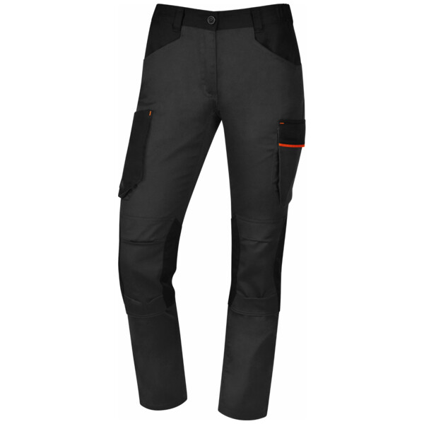 Pantalon de travail femme mach2 gris/orange