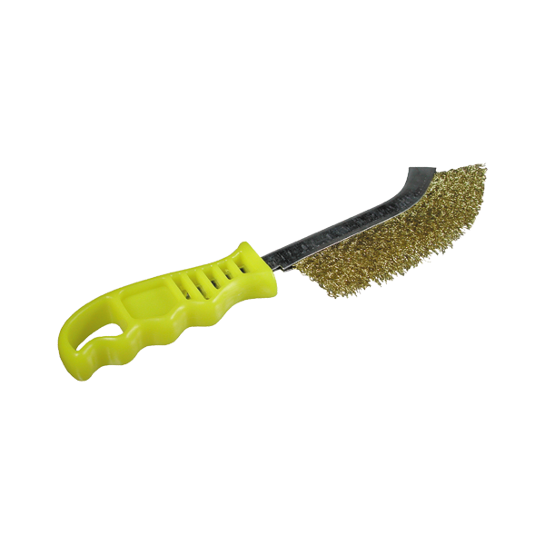 BROSSE A MAIN MANCHE PLASTIQUE (Présentation) Brosse a main manche plastique