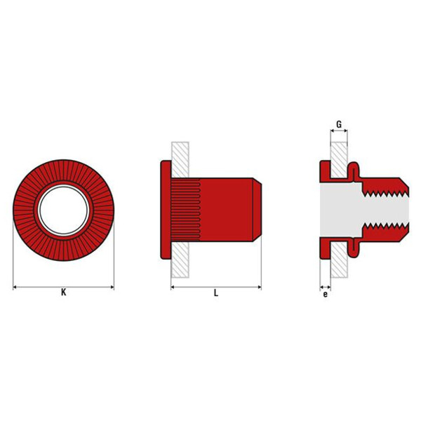 Insert collerette large