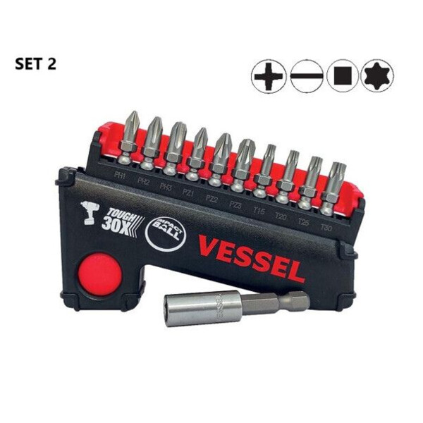 Jeu 11 embouts impacts ball