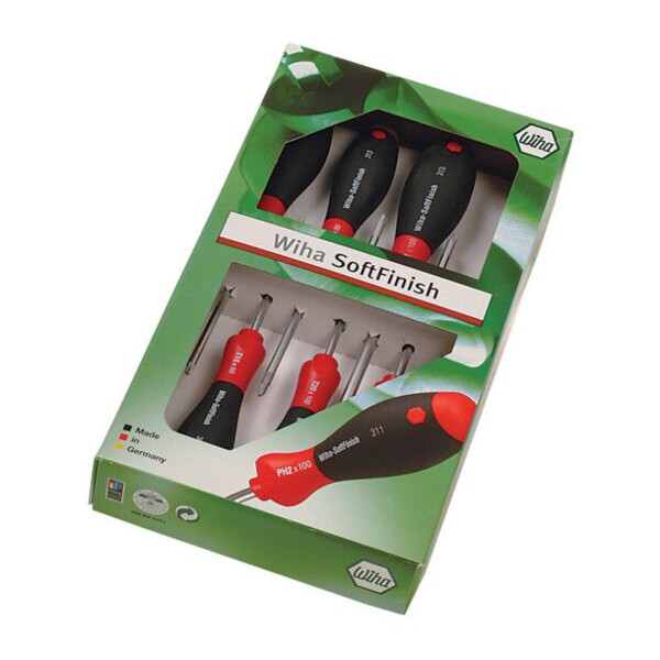 Jeu 6 tournevis fente/pozi