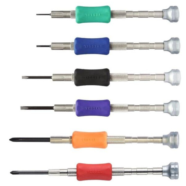 Jeu 6 tournevis precision microstix