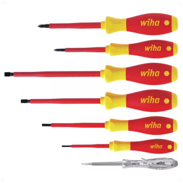 Jeu 7 tournevis fente/phillips