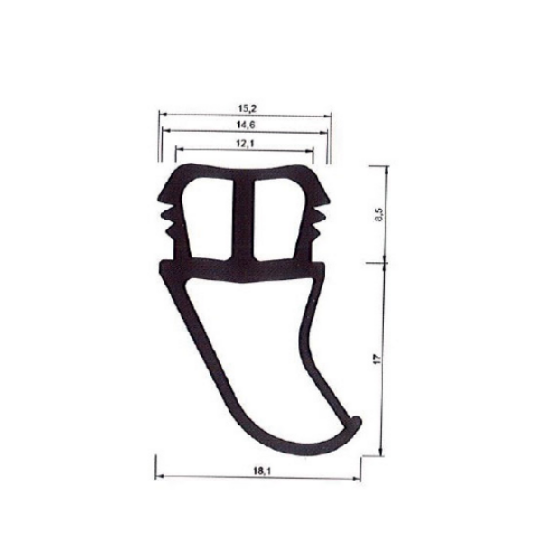 Joint xp3 pour seuil pvc