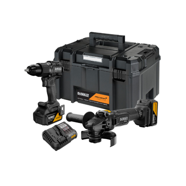 Kit perc viss à percussion + meuleuse 125mm mclaren 18v 5ah - dck2223mp2t