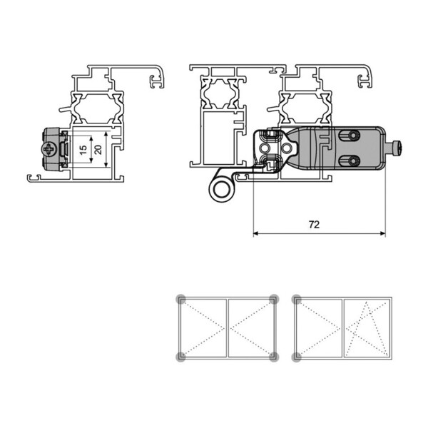 Kit transformation paumelle ob/of
