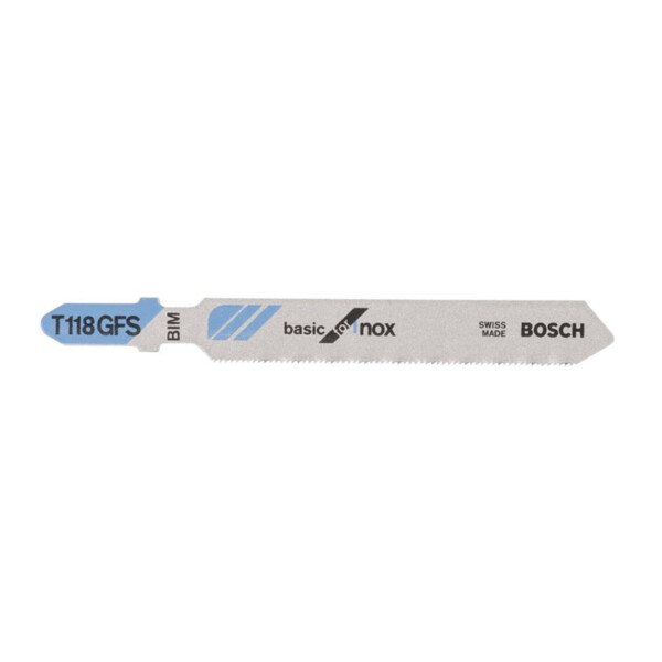 Lame scie sauteuse métal inox t118 gfs