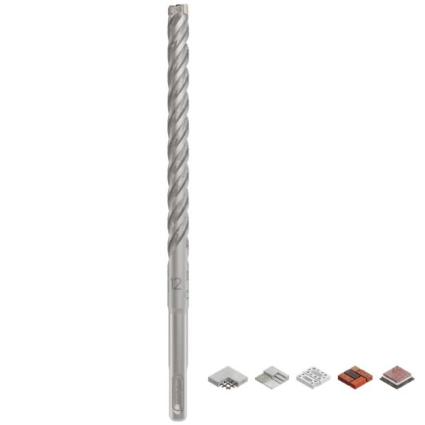 Lot 10 forets béton sds plus- 5x pro