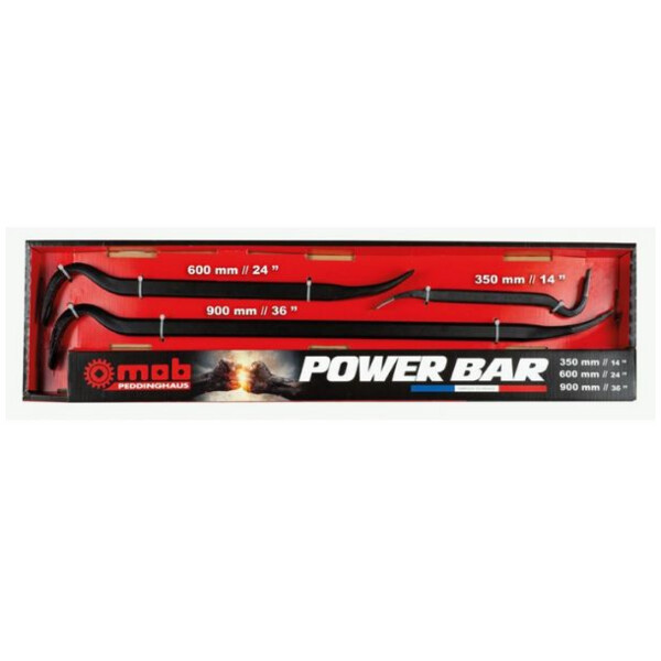 Lot de 3 Powerbar- pied de biche (Présentation) Lot de 3 powerbar- pied de biche