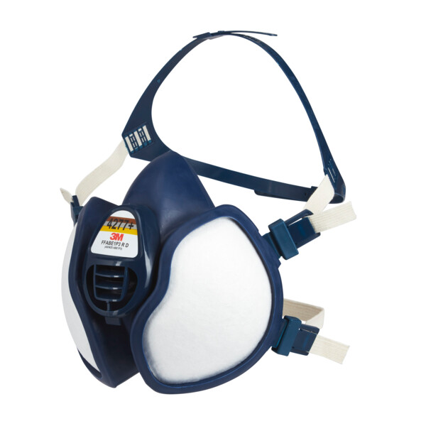 Demi-masque reutilisable sans maintenance 3m a filtre integre serie 4000+