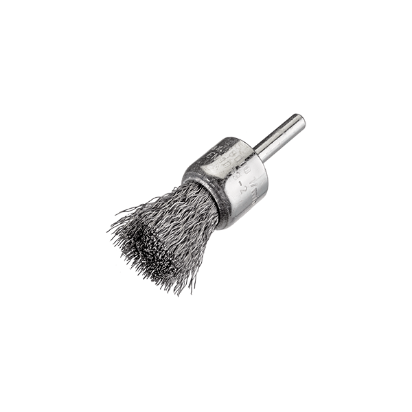 BROSSE PINCEAU SUR TIGE FIL ONDULE (Présentation) Brosse pinceau sur tige fil ondule