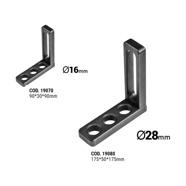 Equerre et butee pour table de soudage tf