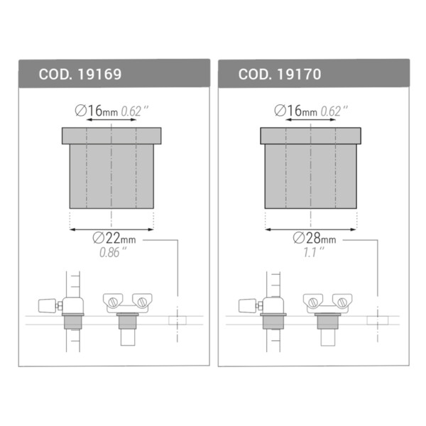 Douille d'adaptation pour table de soudage to