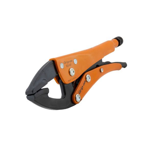 Pince etau machoire rainuree en v 122