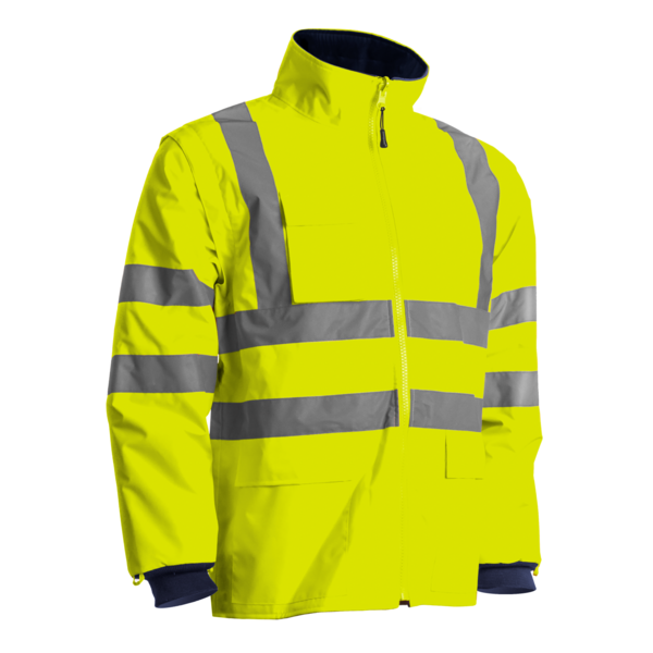 Parka multicouches kanata 4/1 jaune/marine