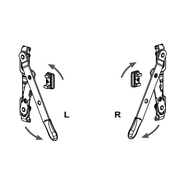 Manoeuvre de fermeture pour semi-fixe double gorge