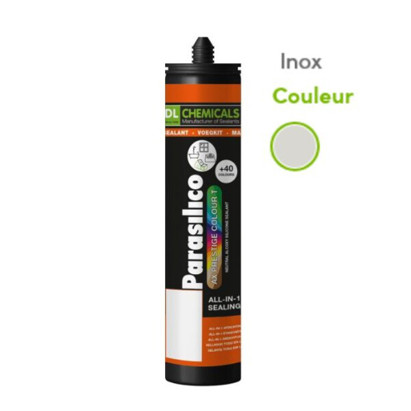 Mastic silicone prestige colour ton métallique cart300ml