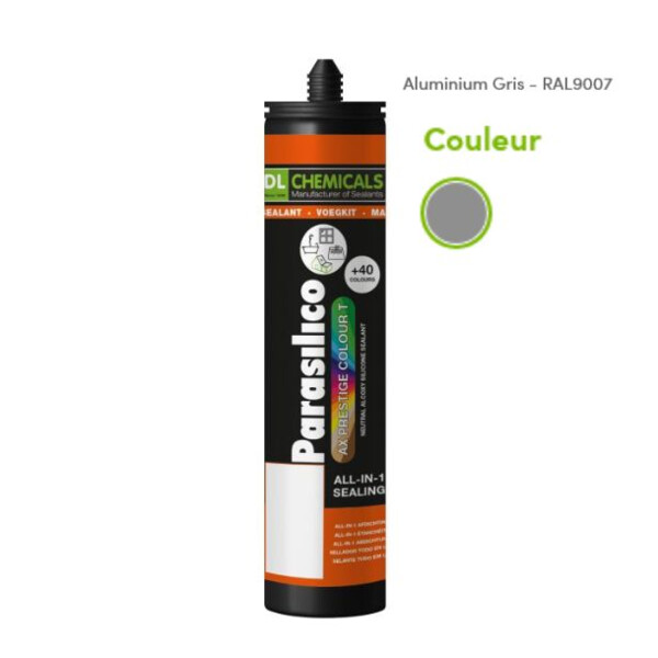 Mastic silicone prestige colour ton métallique cart300ml
