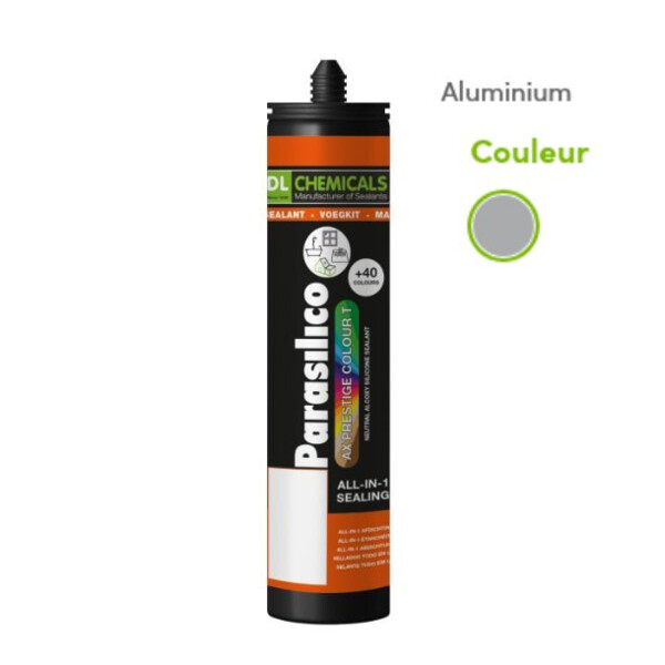 Mastic silicone prestige colour ton métallique cart300ml