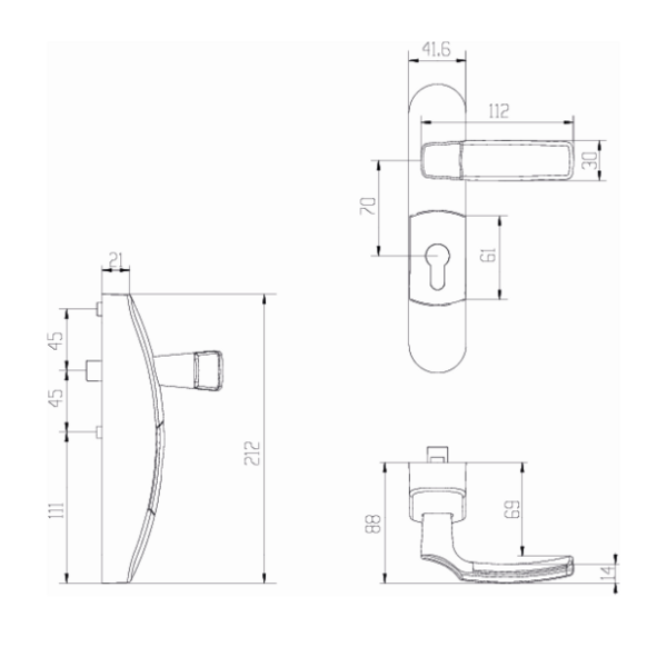 Module extérieur pour fluid exit jour/nuit