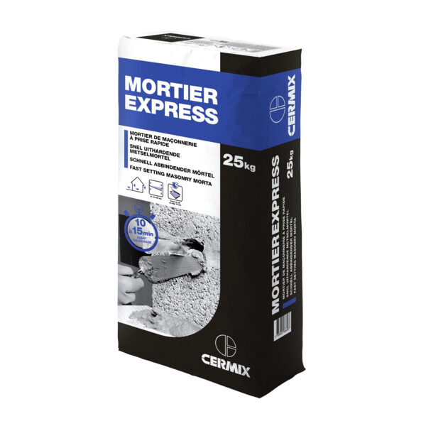 Mortier a prise rapide express sac 25kg