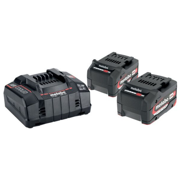 Pack batteries li-ion 18v 5,2ah + chargeur rapide asc 145