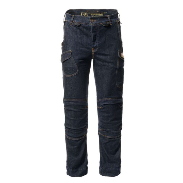 Pantalon harpoon multi indigo - jean (Présentation) Pantalon harpoon multi indigo - jean