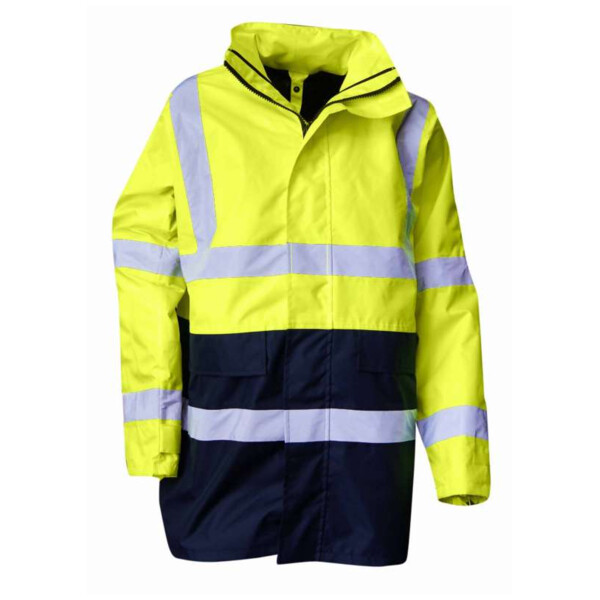 Parka hte visibilité 4 en 1 Prévention  (Présentation) Parka hte visibilité 4 en 1 prévention