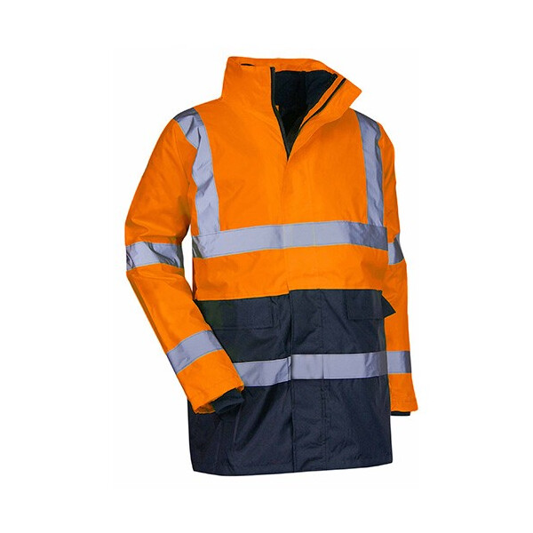 Parka hte visibilité 4 en 1 Prévention  (Présentation) Parka hte visibilité 4 en 1 prévention