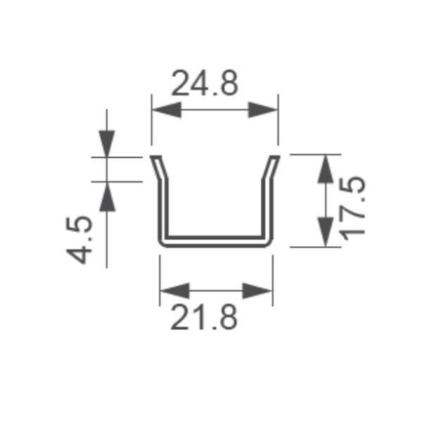 Passe-câble encastré avec ouverture izyx